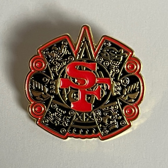 San Francisco 49ers Empire Aztec Hat Pins Streetwear Bag Football Fitted Hats - Picture 1 of 8